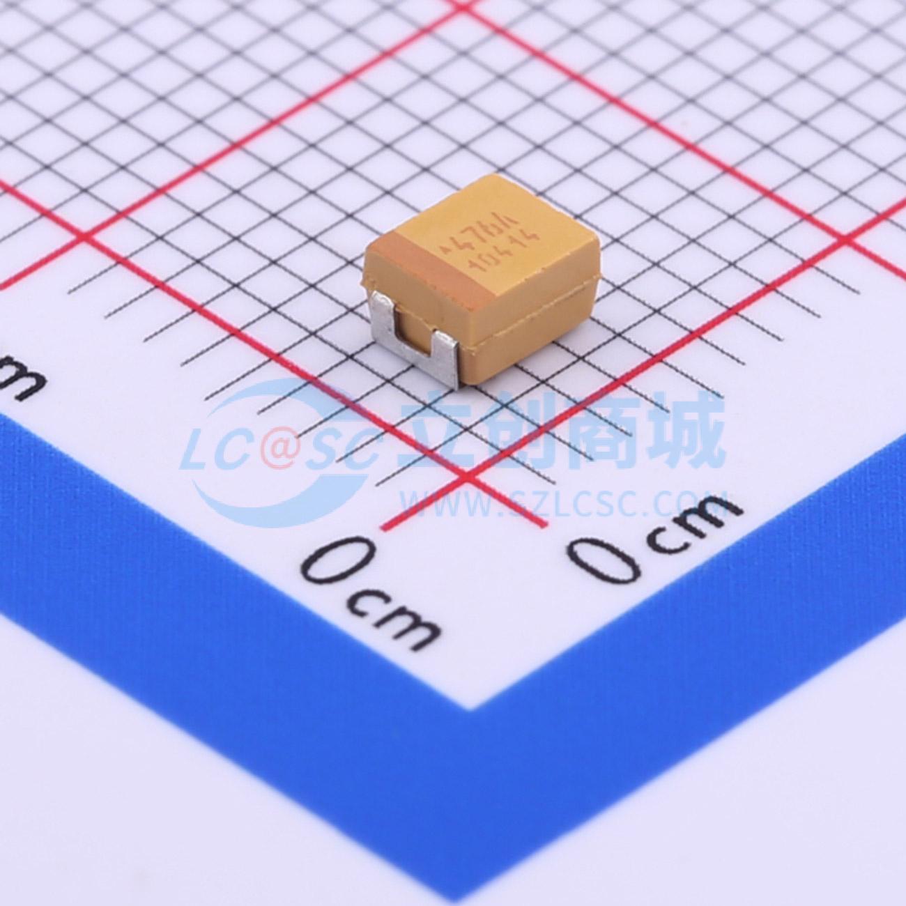 点击查看大图 TPSB476K010T0250实物图