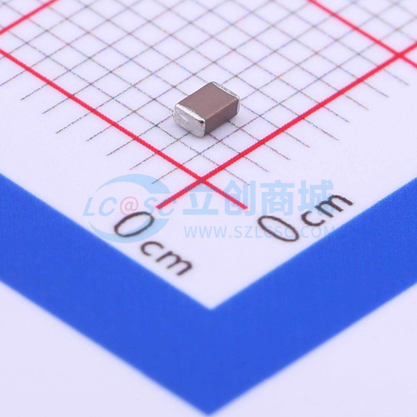 点击查看大图 TCC0805X7R105K500DT实物图