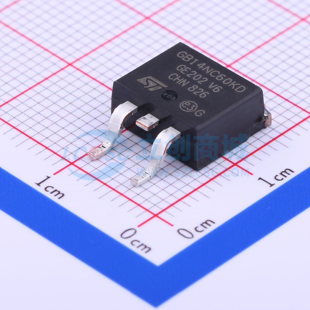 点击查看大图 STGB14NC60KDT4实物图