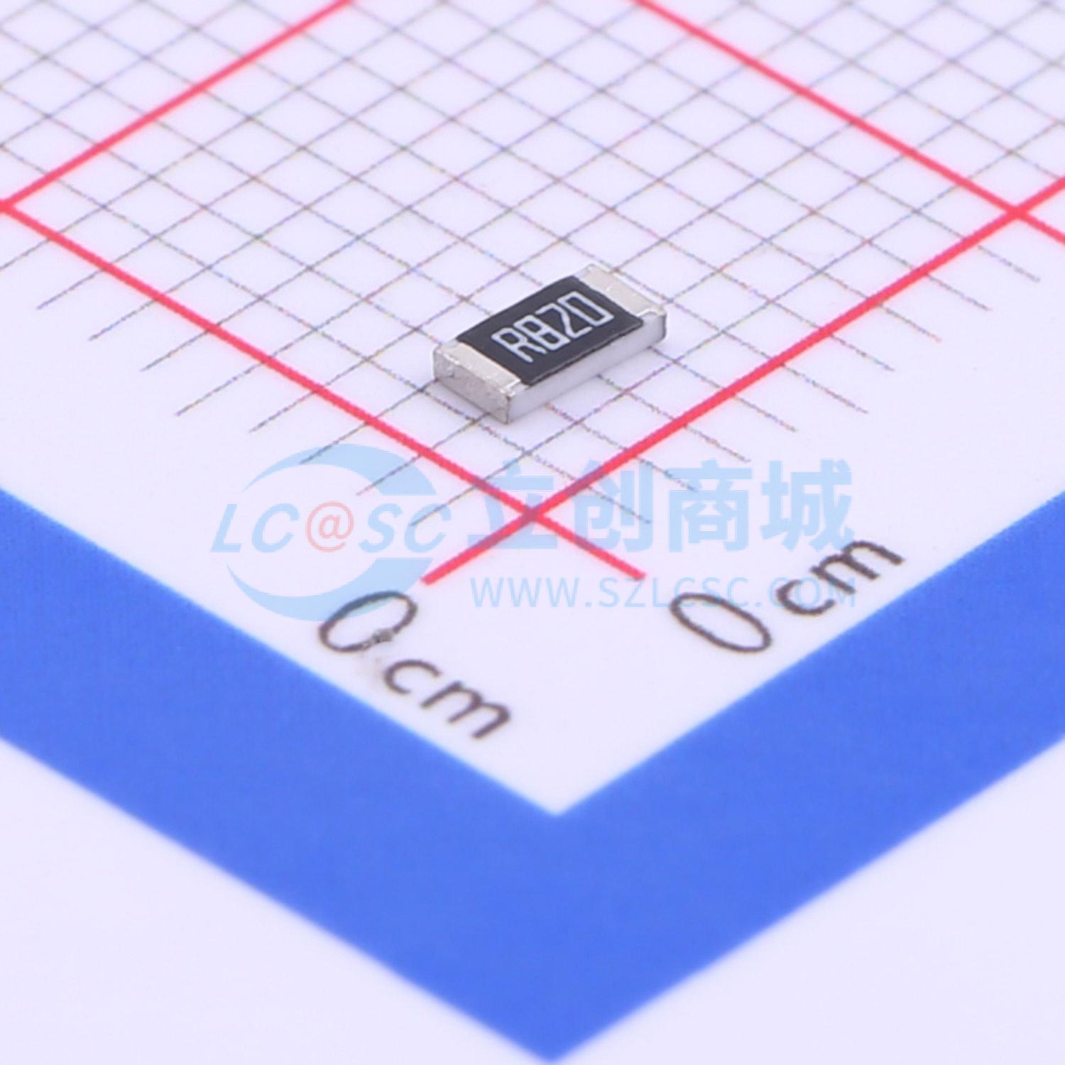 点击查看大图 RL1206JR-070R82L实物图