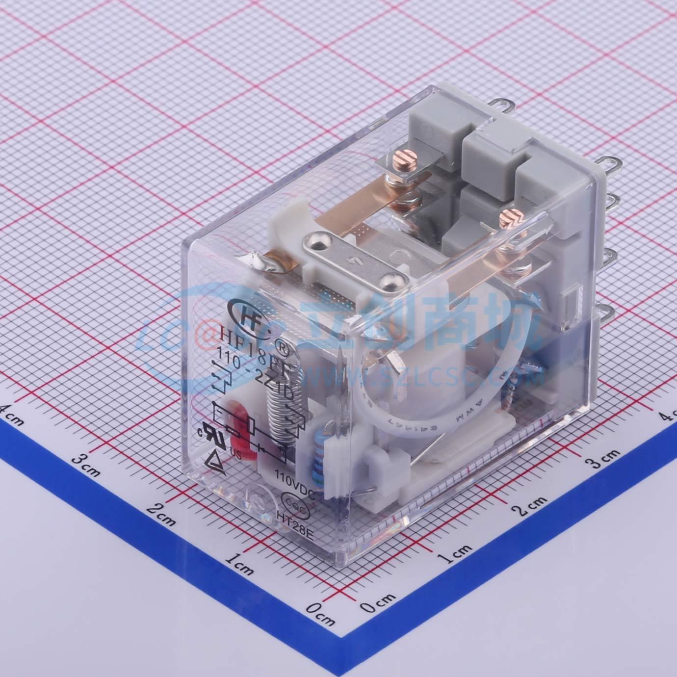 点击查看大图 HF18FF/110-2Z13D实物图