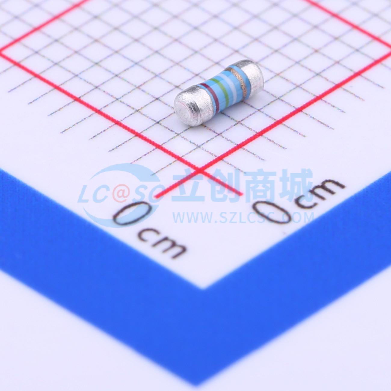 点击查看大图 MELF-MFR02041/4WS24.9ΩFT50实物图