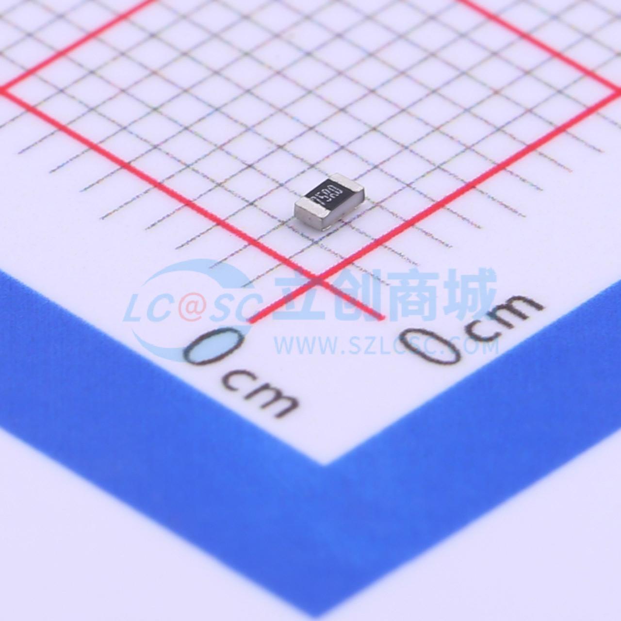 点击查看大图 HPCR0603F75R0K9实物图