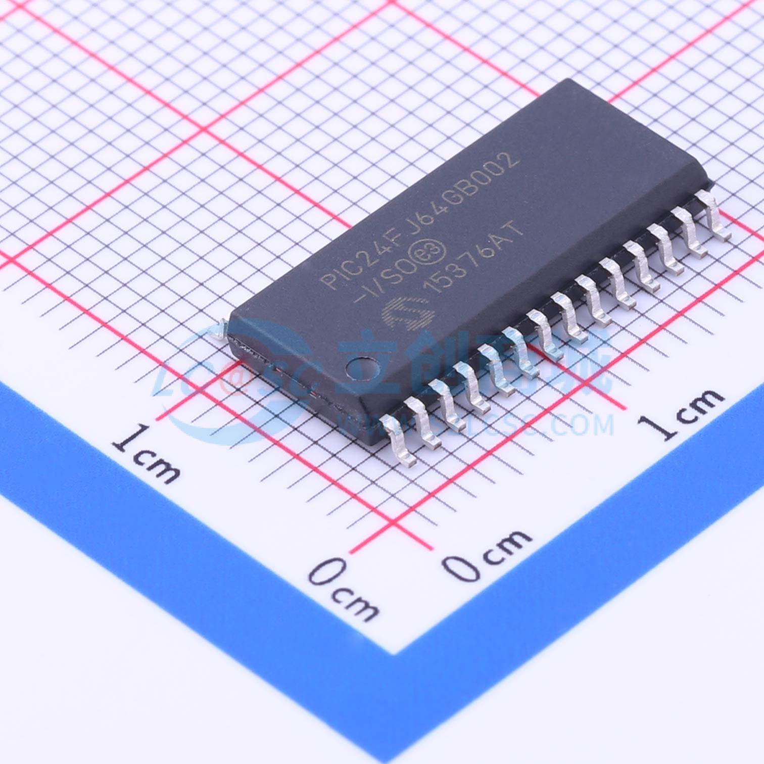 点击查看大图 PIC24FJ64GB002-I/SO实物图