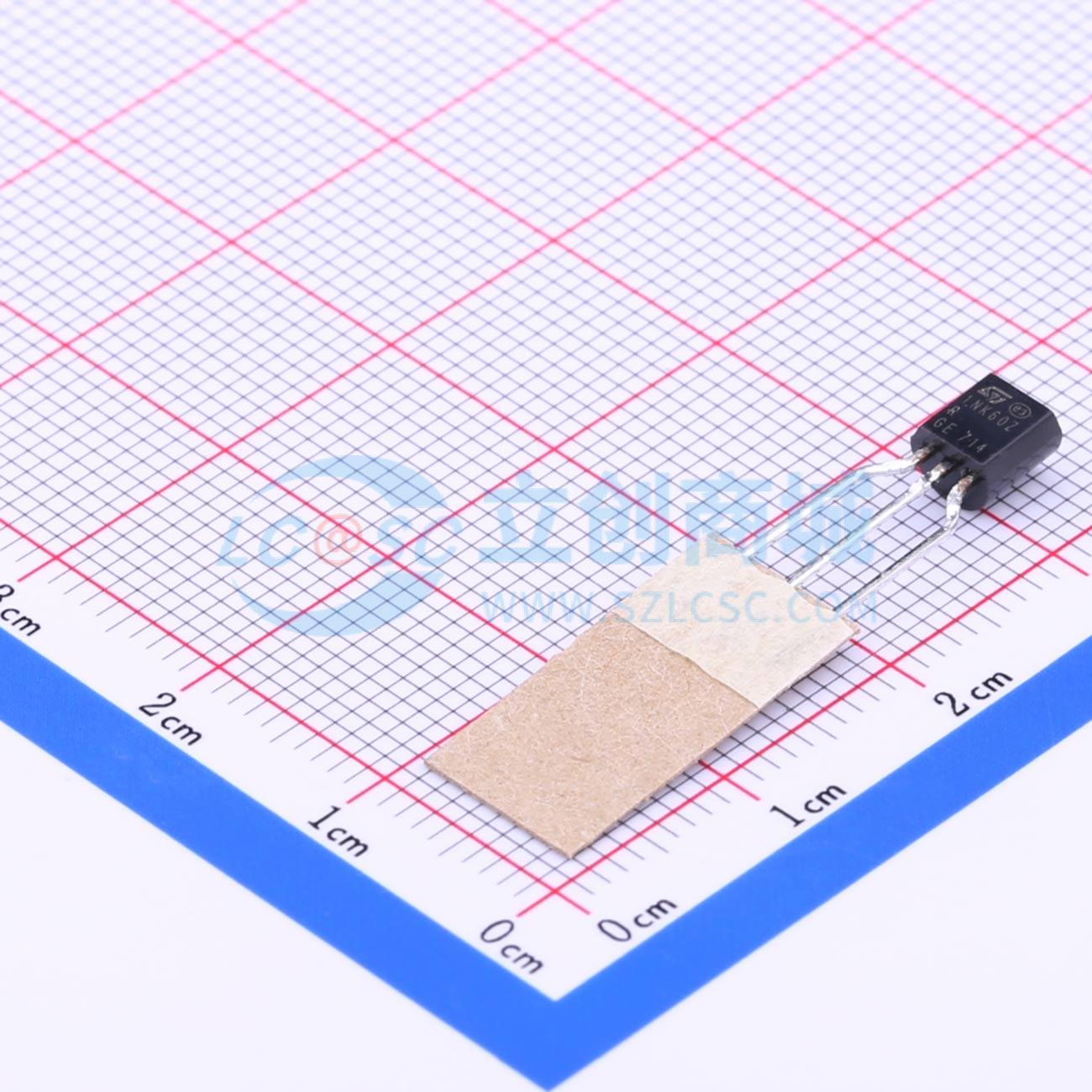 点击查看大图 STQ1NK60ZR-AP实物图
