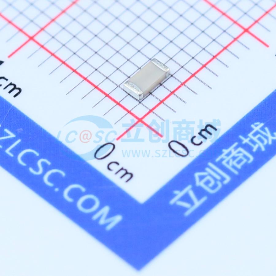 1206CG820J500NT实物图