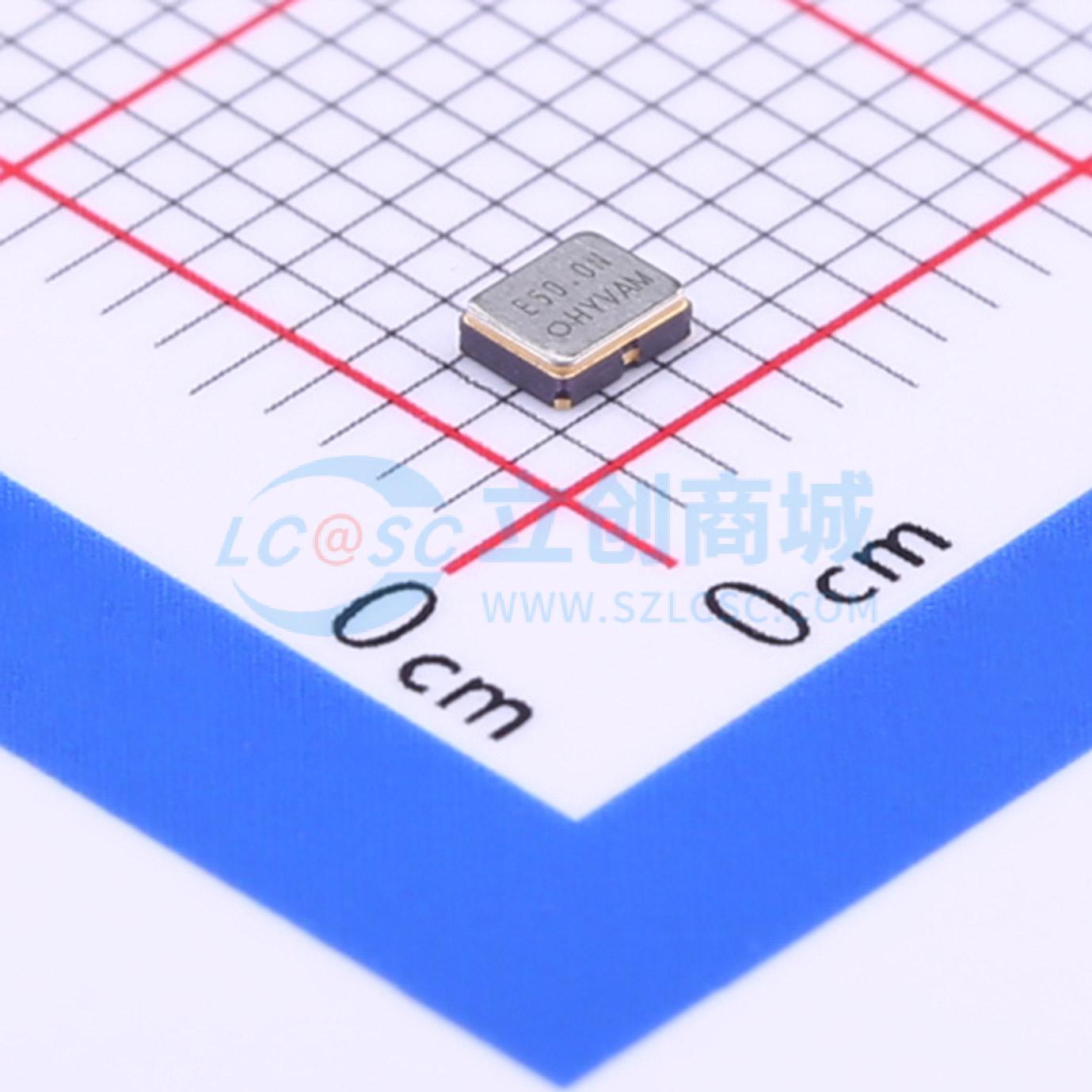 点击查看大图 SG-8018CG 50.000000MHz TJHSA实物图