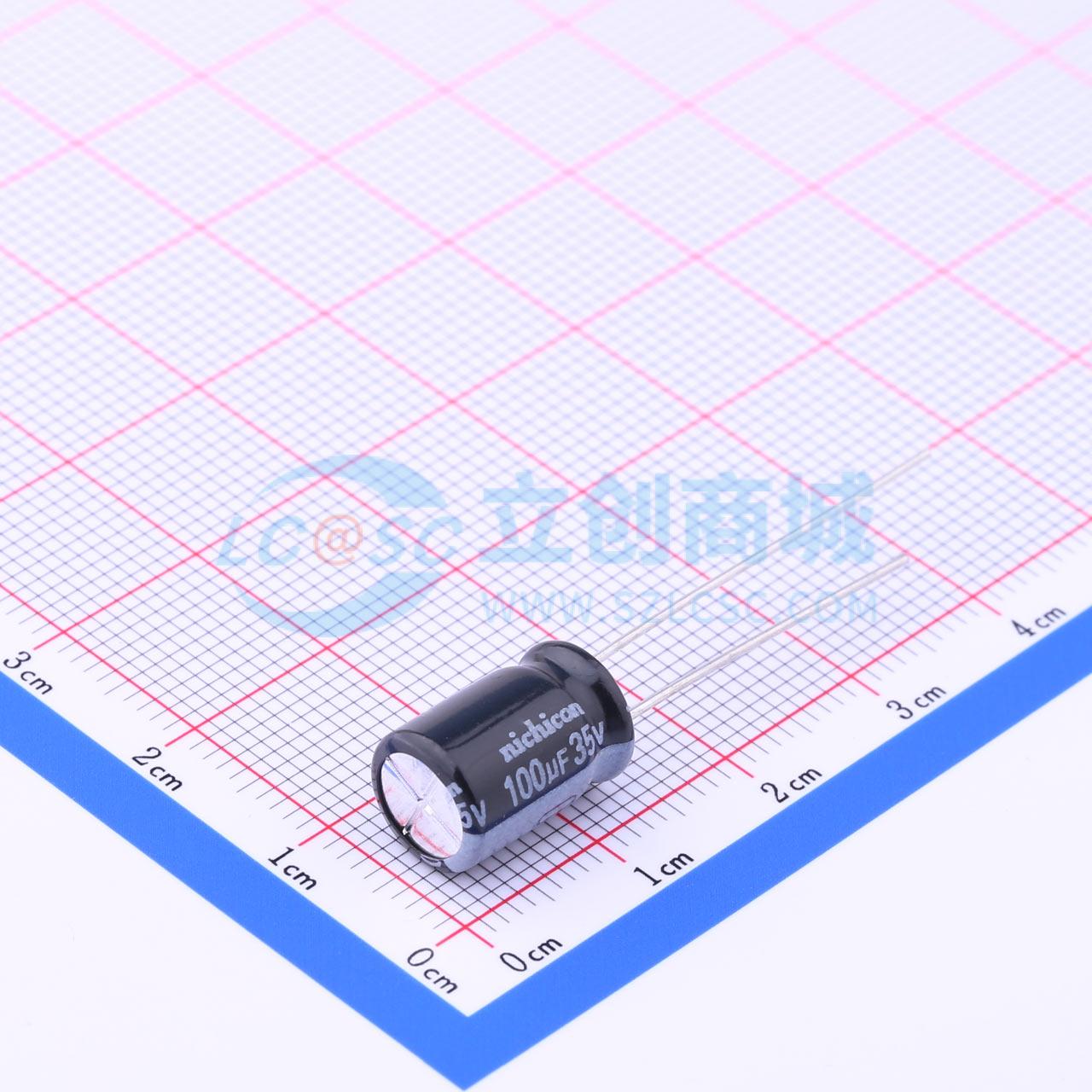 点击查看大图 UHE1V101MPD实物图