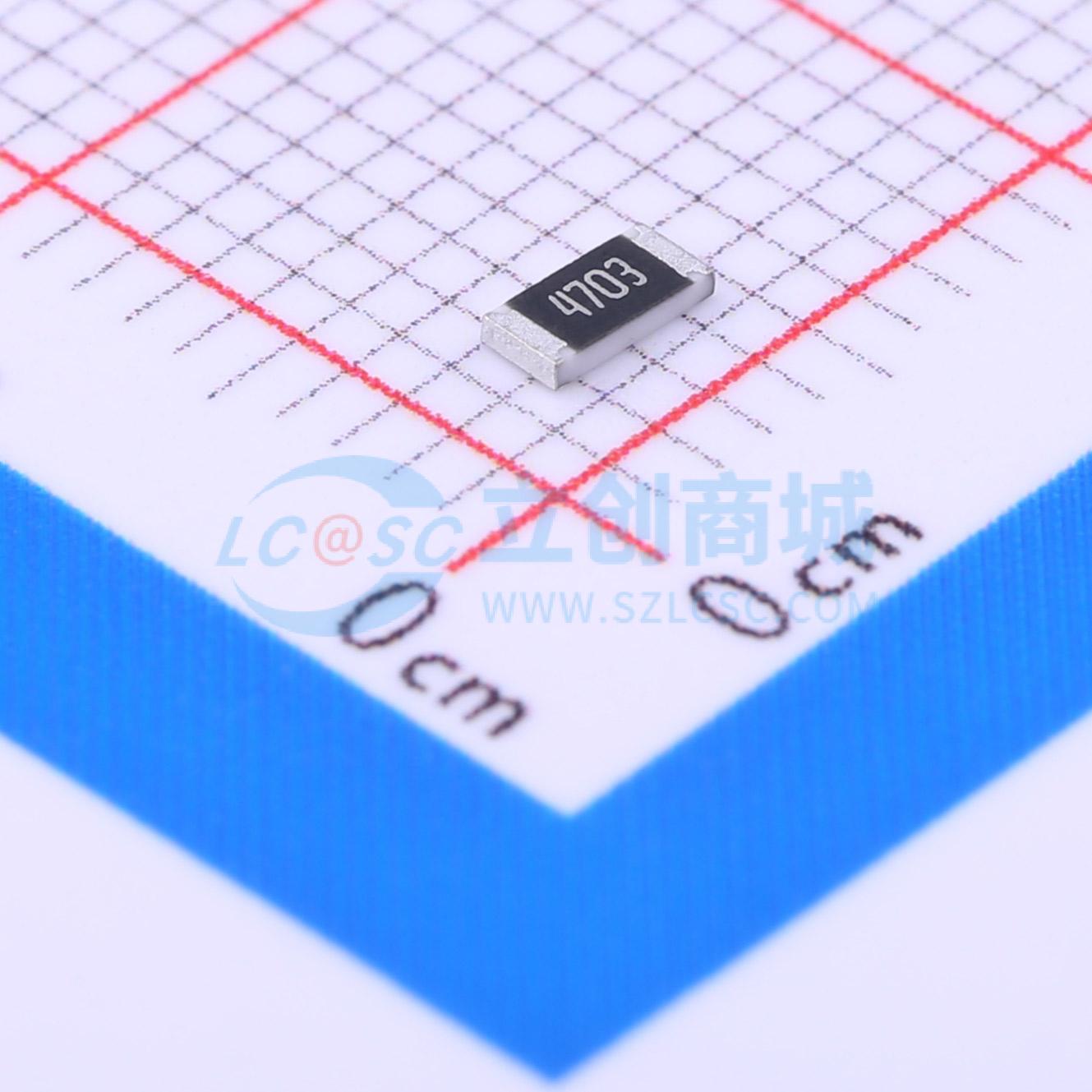 点击查看大图 RMC1206470K1%N实物图