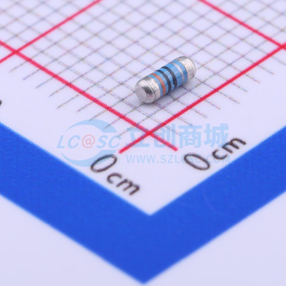 点击查看大图 MELF-MFR02041/4WS3ΩFT50实物图