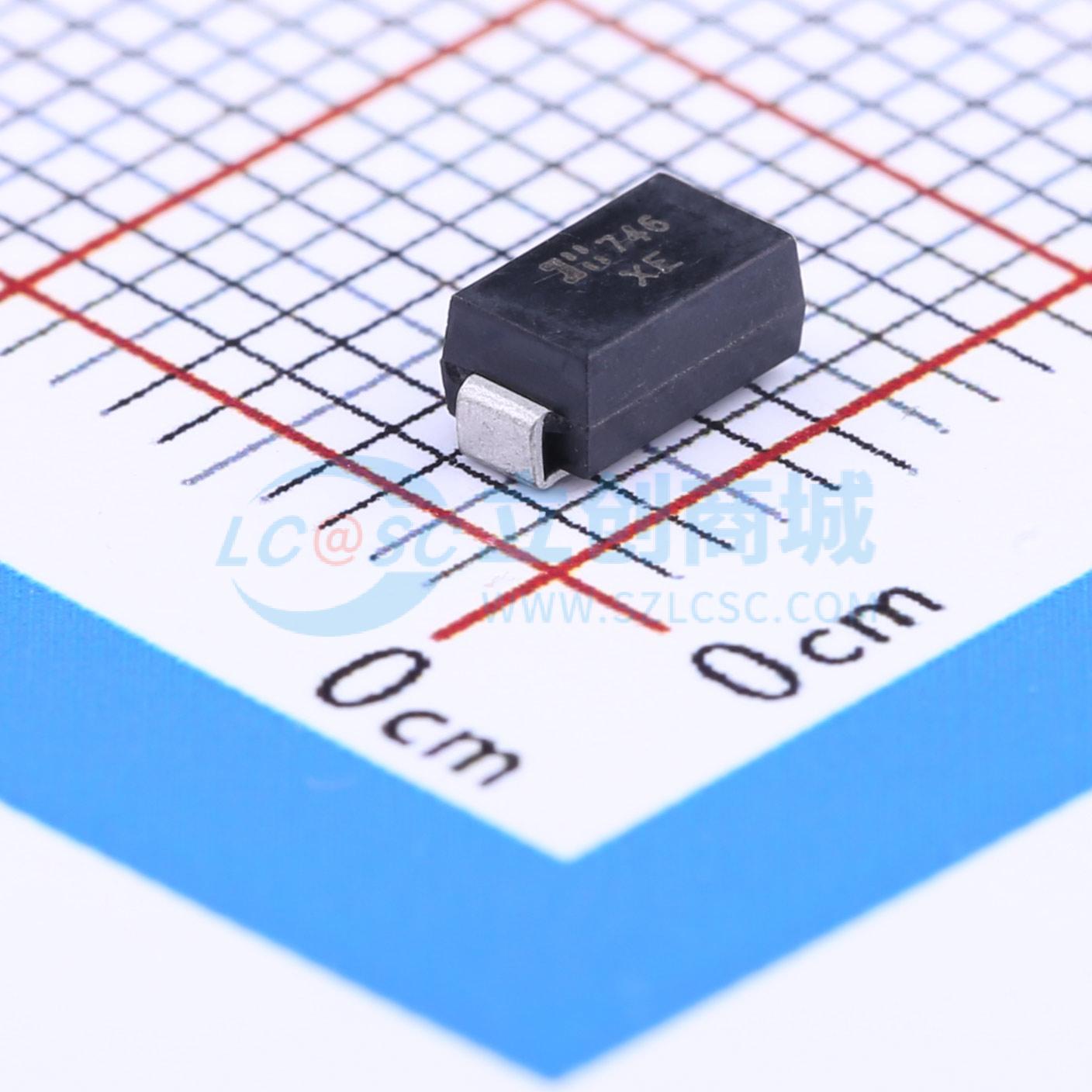 点击查看大图 SMAJ110CA-13-F实物图