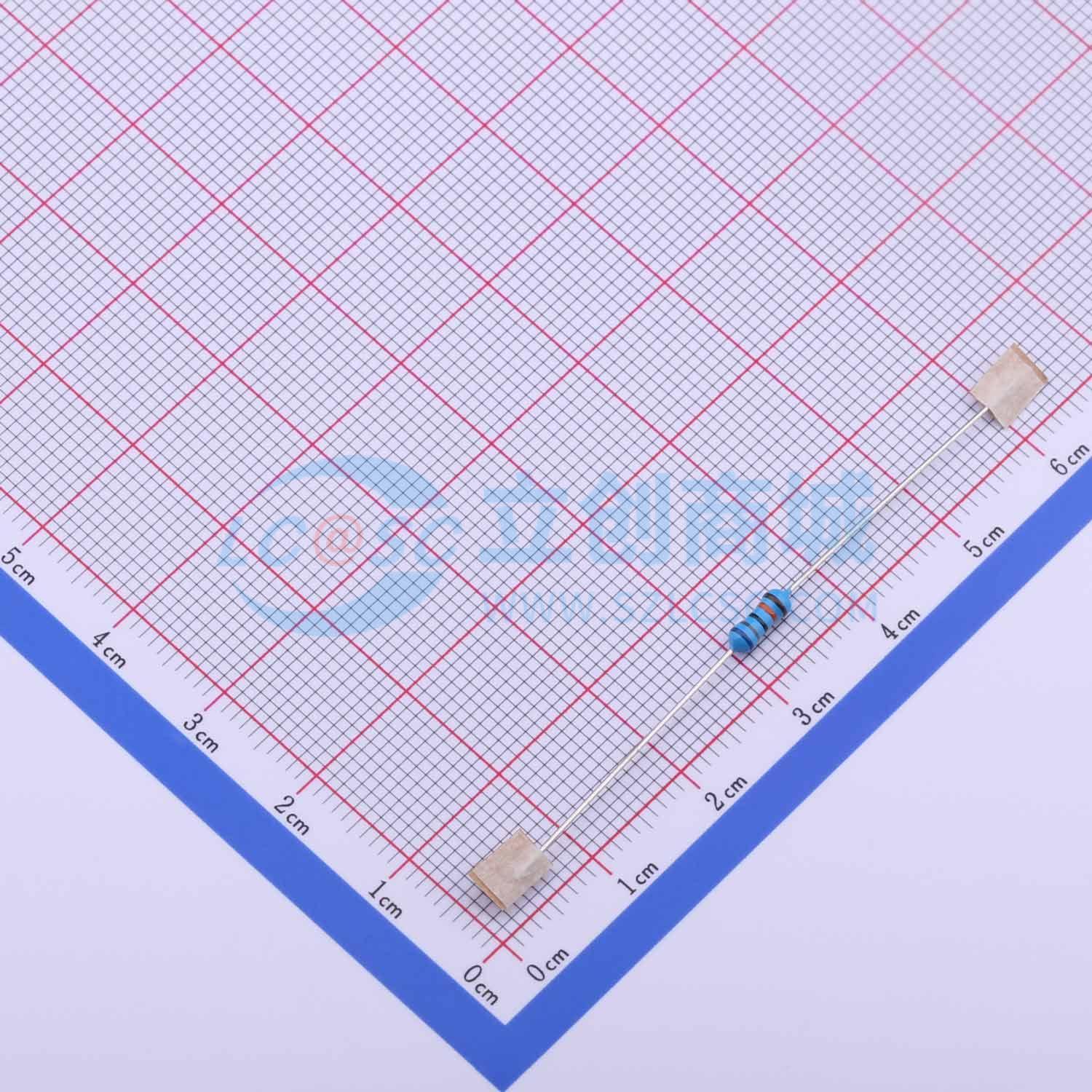 点击查看大图 RN 1/4W 680K F T/B A1实物图