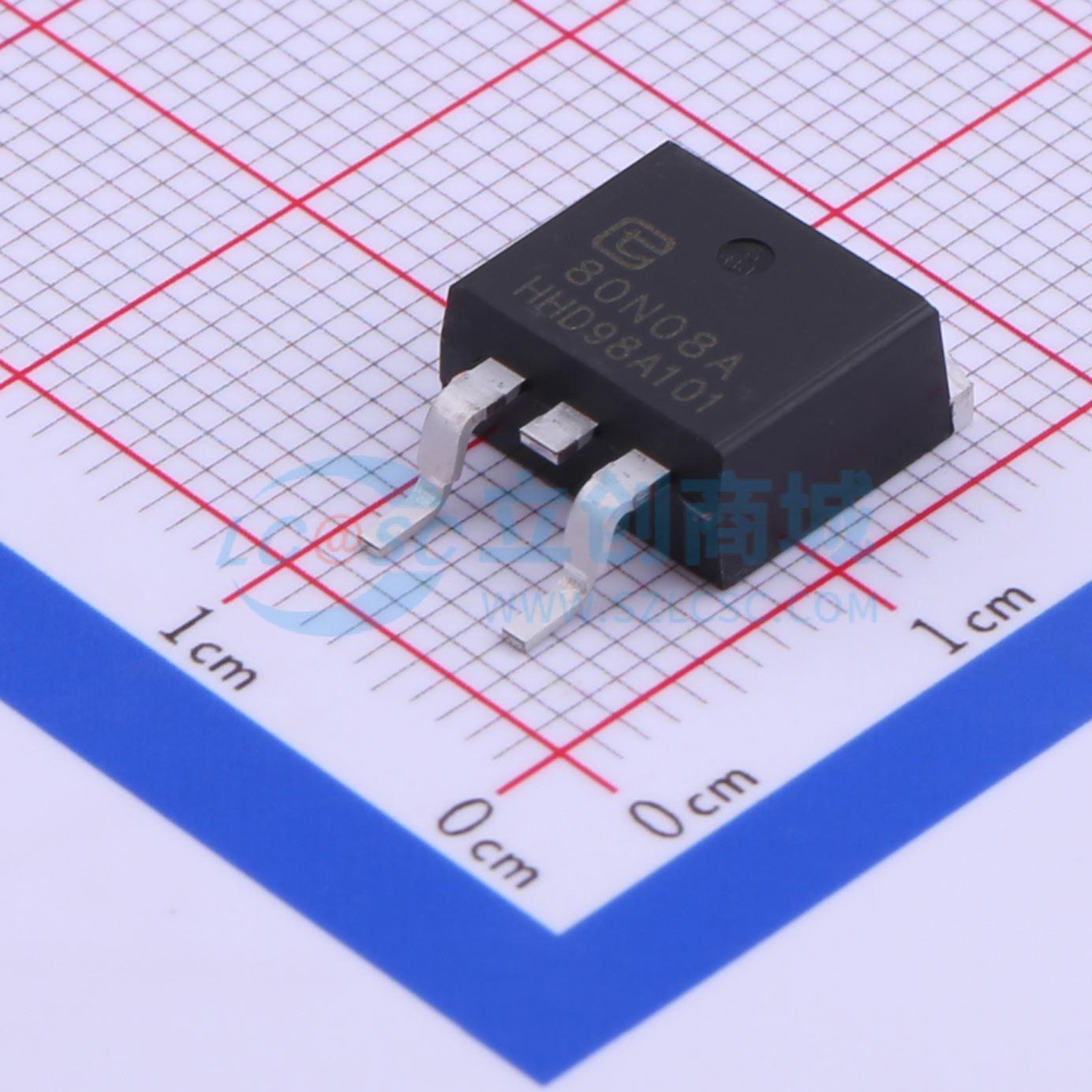 点击查看大图 TMB80N08A实物图