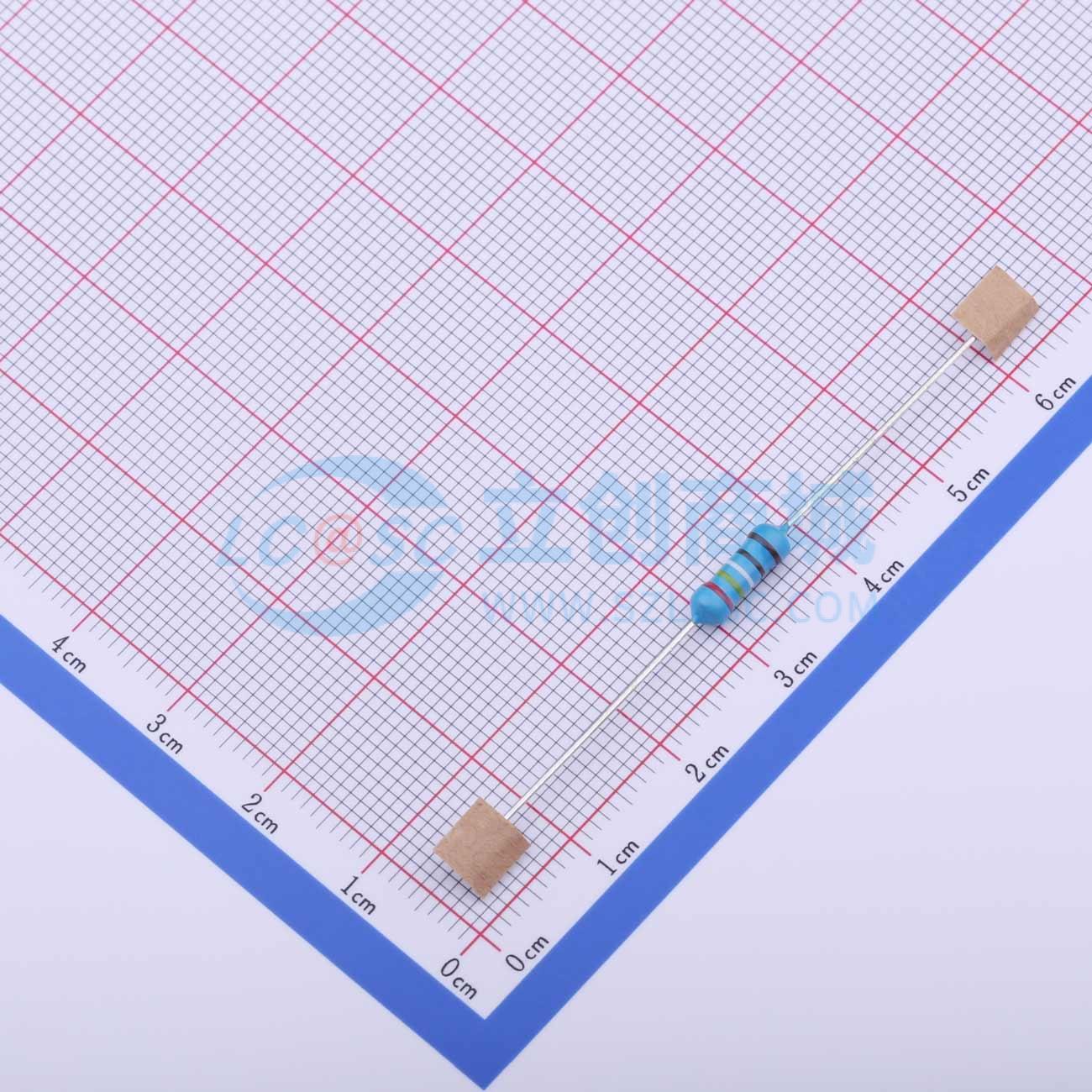 点击查看大图 RN1/2W2.49KΩFT/BA1实物图