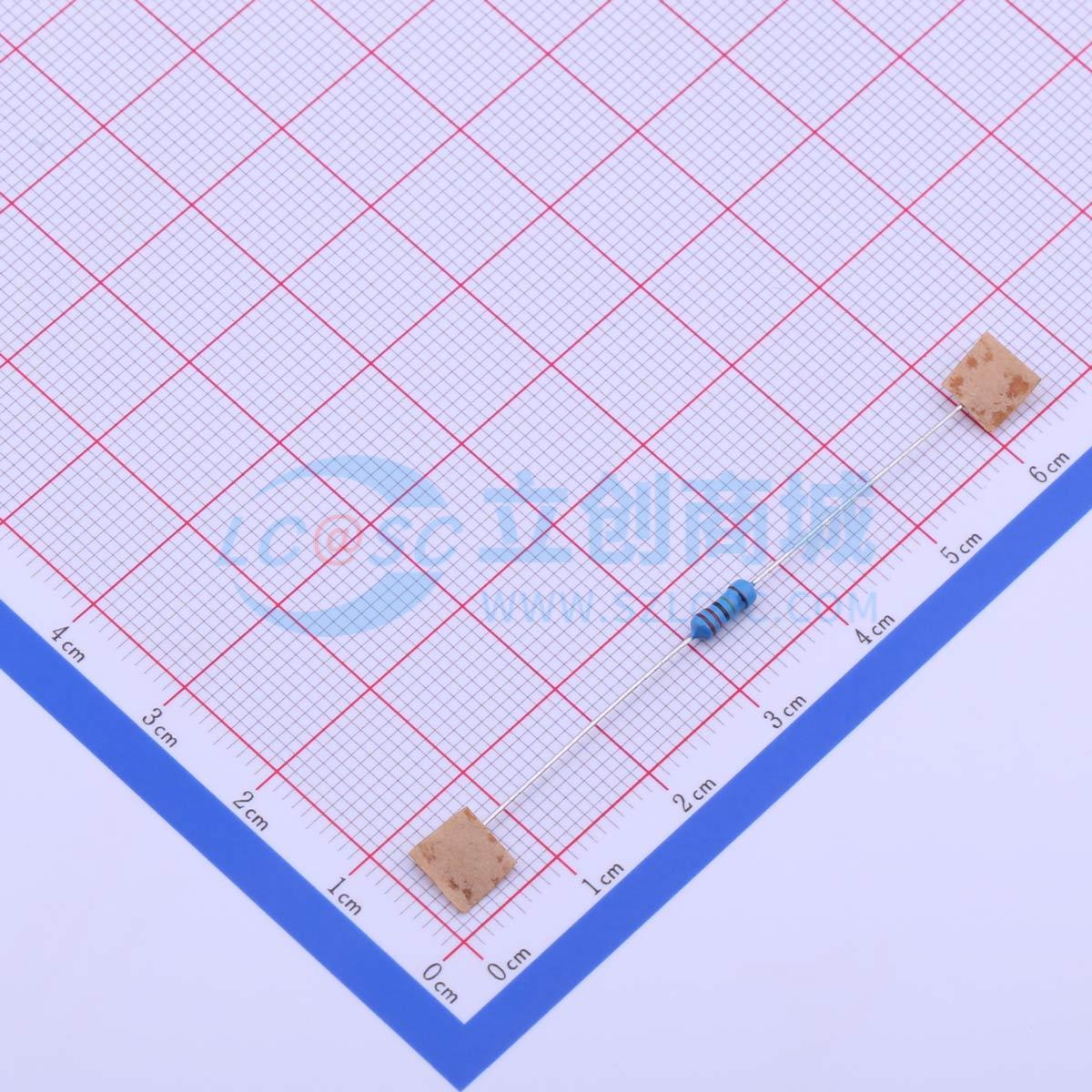 点击查看大图 MF1/4W ±1% 2M2 STB5实物图