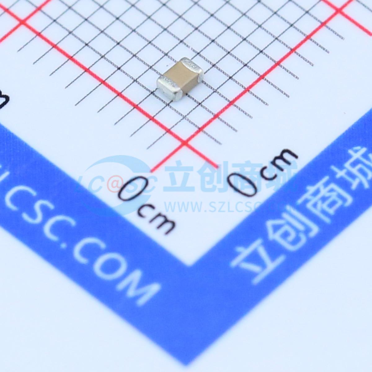 点击查看大图 0805F223M500NT实物图