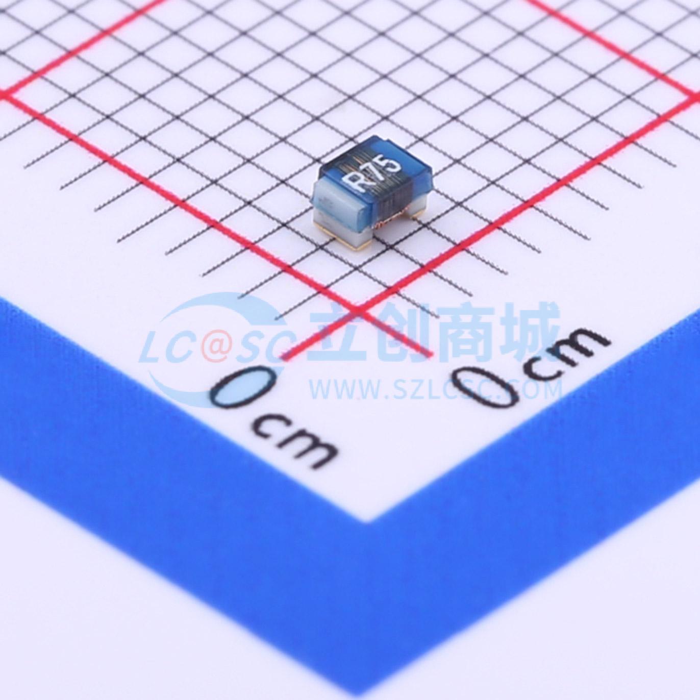 点击查看大图 FHW0805UCR75JGT实物图