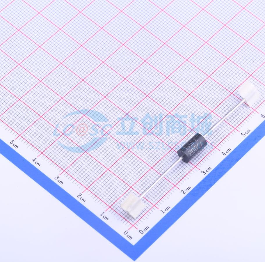 点击查看大图 1.5KE200CA实物图