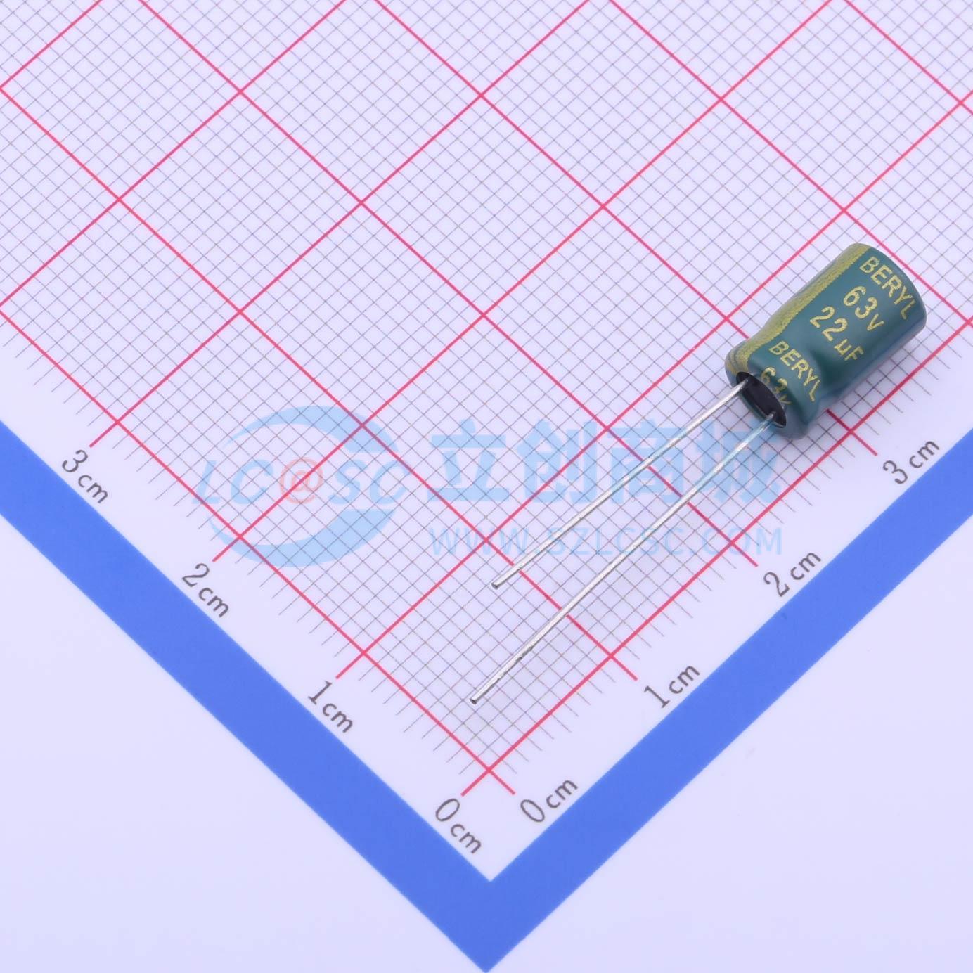 RC063M220LO6.3*11TH-2A1E实物图