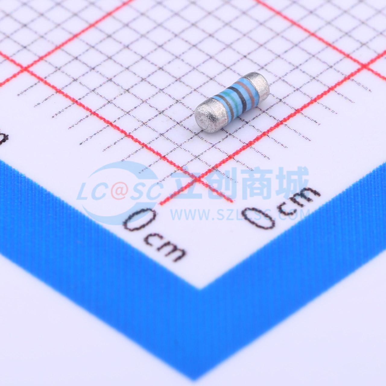 点击查看大图 MELF-MFR02041/4WS150KΩFT50实物图