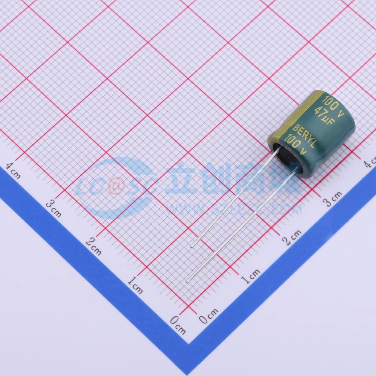 RC100M470LO10*12TH-2A1E实物图