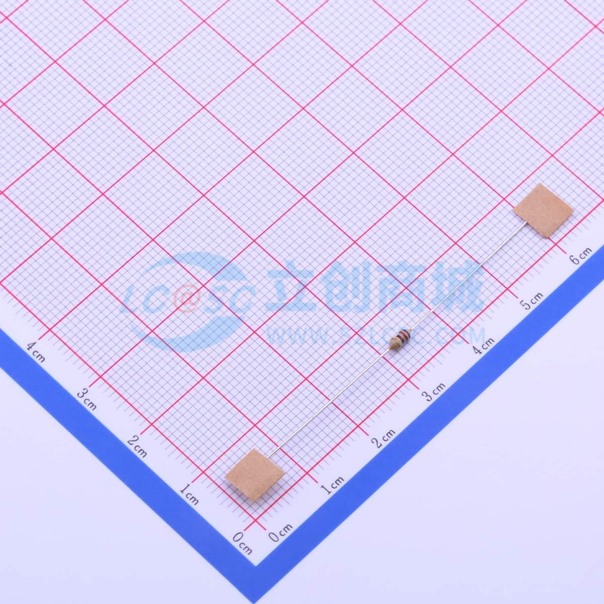 点击查看大图 CR1/8W ±5% 620Ω OTB5实物图