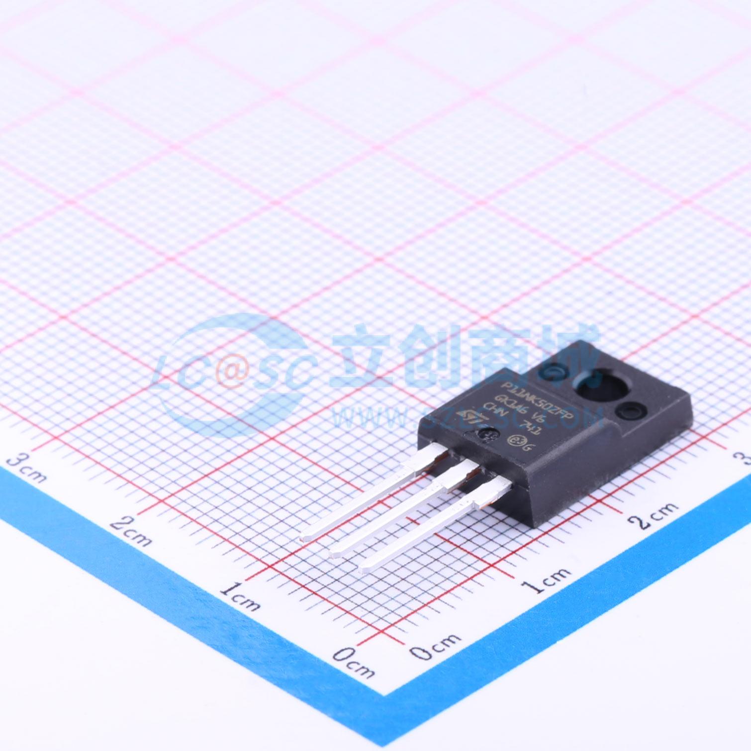 STP11NK50ZFP实物图
