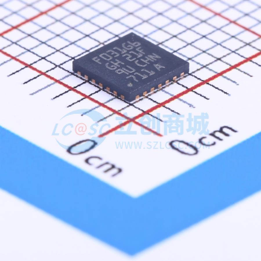 点击查看大图 STM32F031G6U6实物图