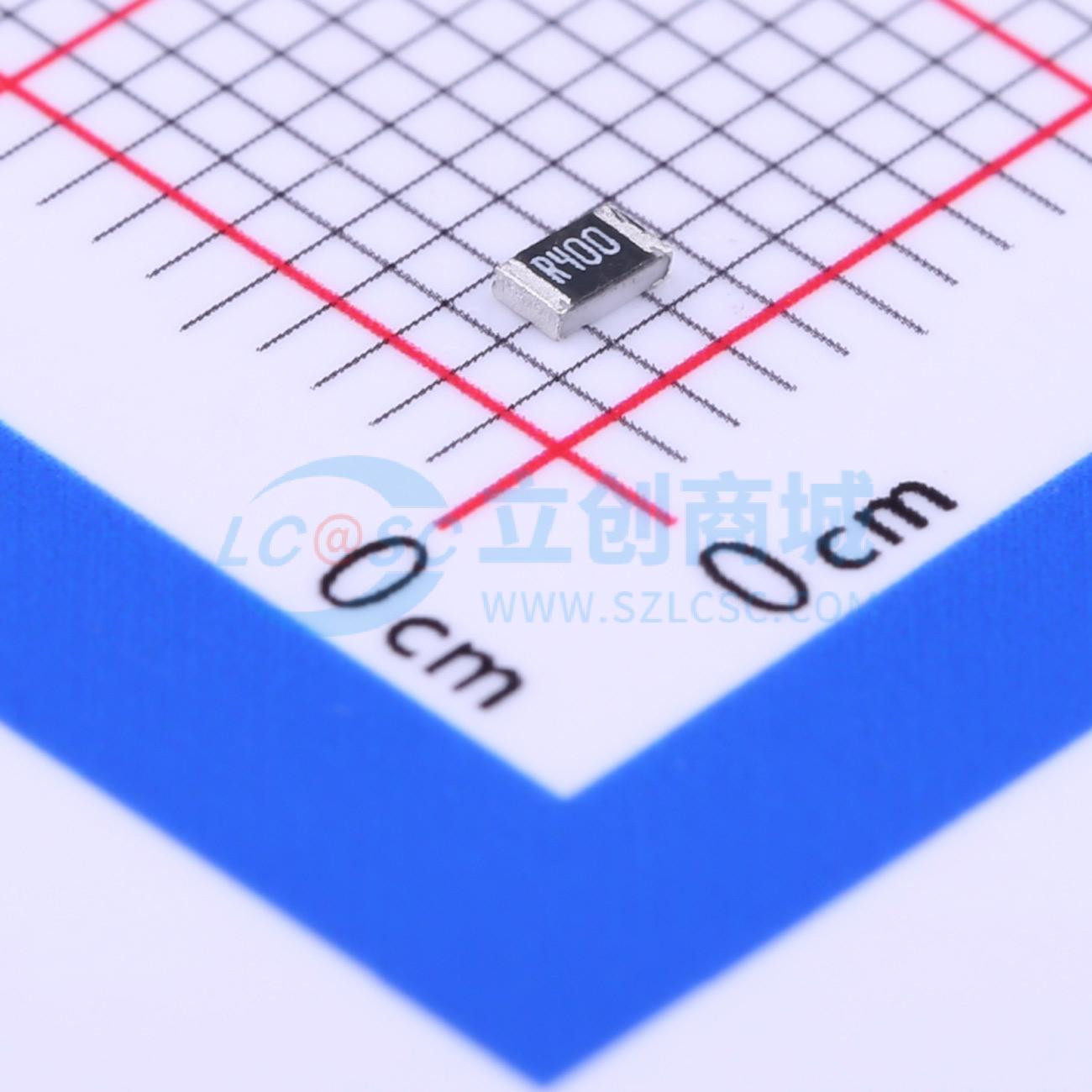 点击查看大图 0805W8F400LT5E实物图