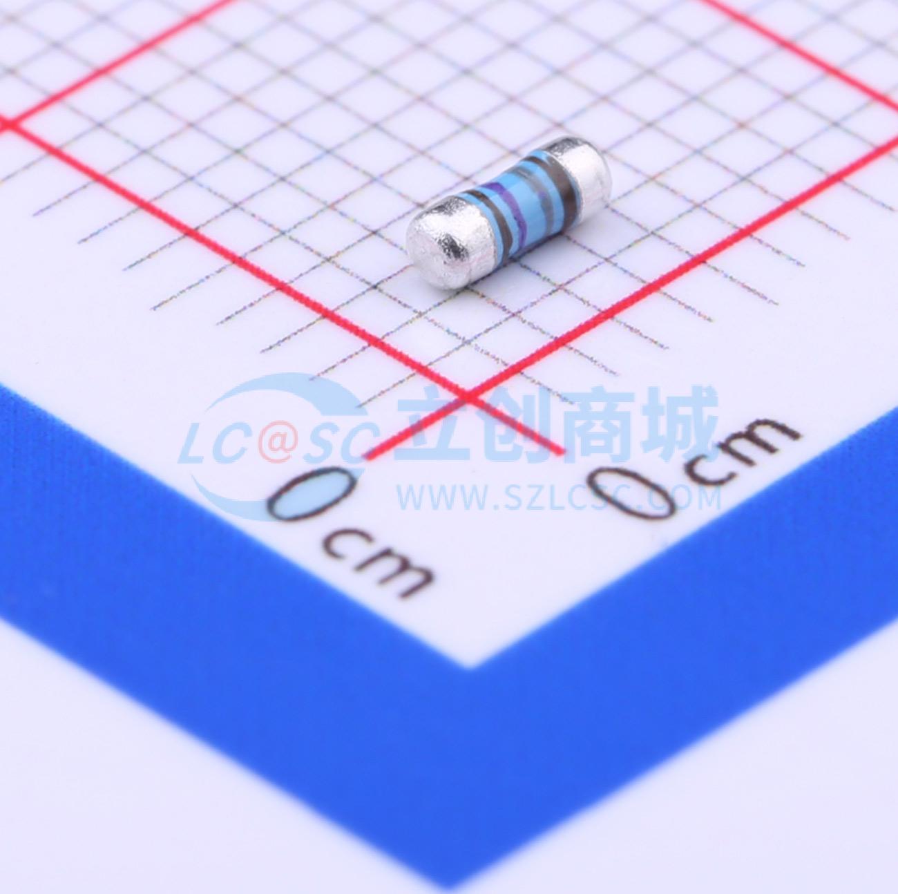 点击查看大图 MELF-MFR02041/4WS1.78KΩFT50实物图