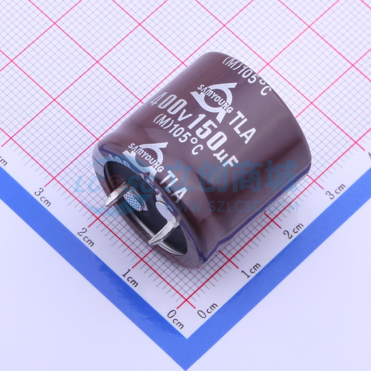 点击查看大图 TLA400V150M25.4*25实物图