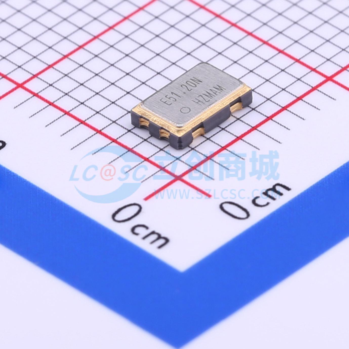 点击查看大图 SG-8018CB 51.200000MHz TJHPA实物图
