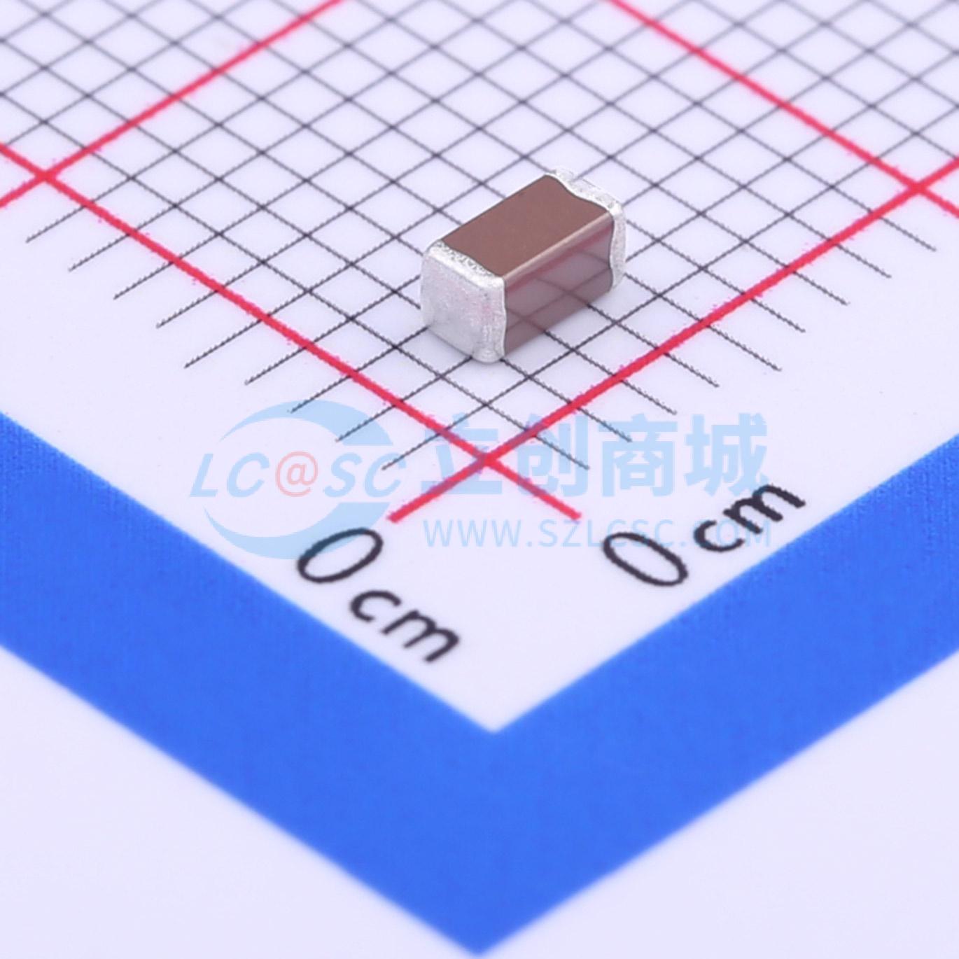 点击查看大图 CGA5L1X7R1V106KT000N实物图