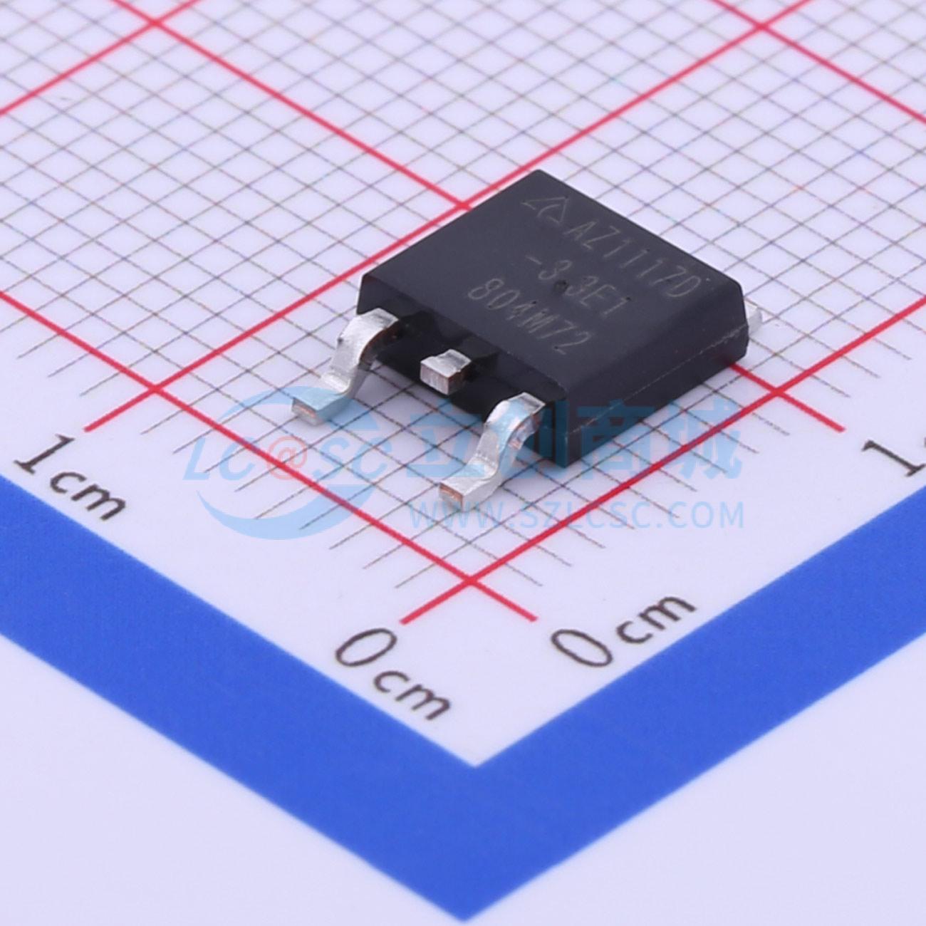 AZ1117D-3.3TRE1实物图