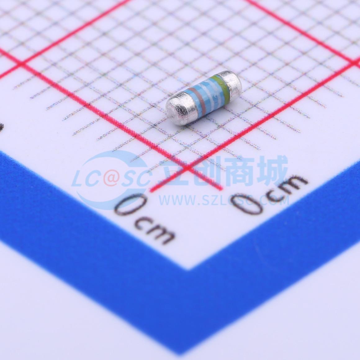 点击查看大图 MELF-MFR02041/4WS499KΩFT50实物图