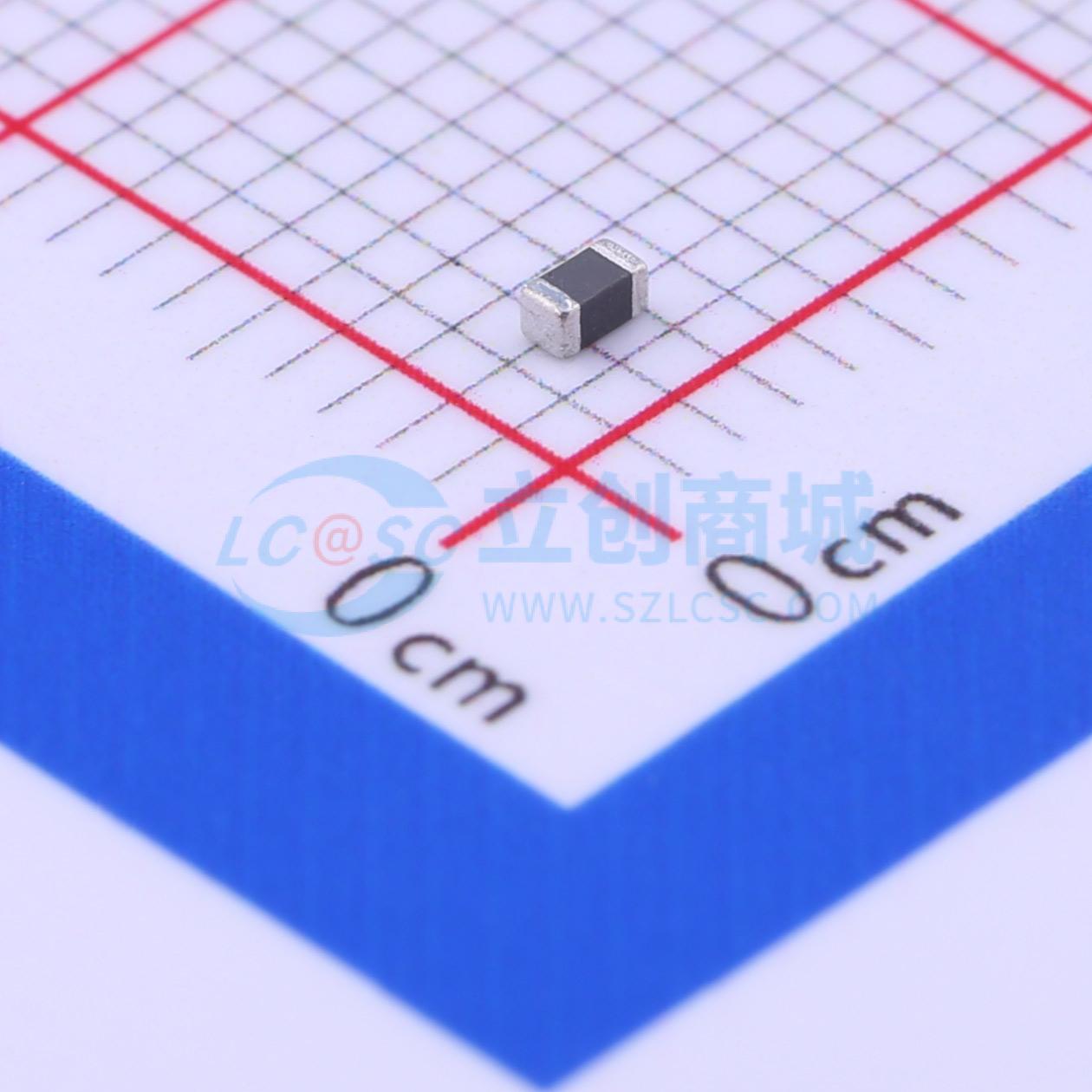 点击查看大图 UPZ1608G600-1R2TF实物图