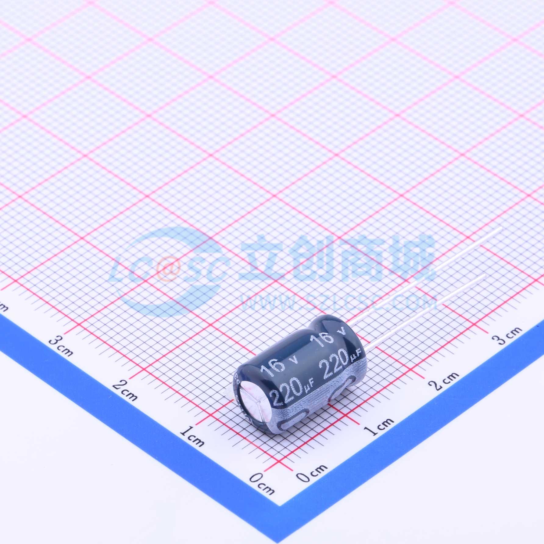 ECR1CLY221MLL080011实物图