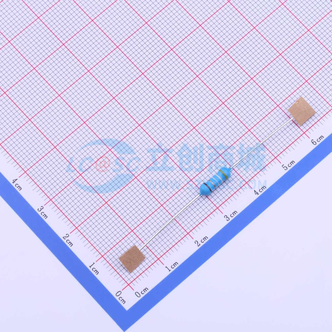 点击查看大图 RN1/2W49.9ΩFT/BA1实物图