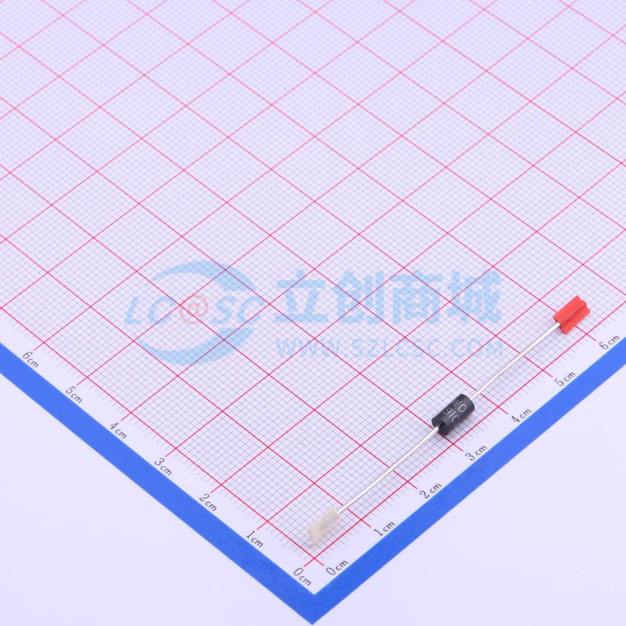 点击查看大图 P6KE91CA实物图