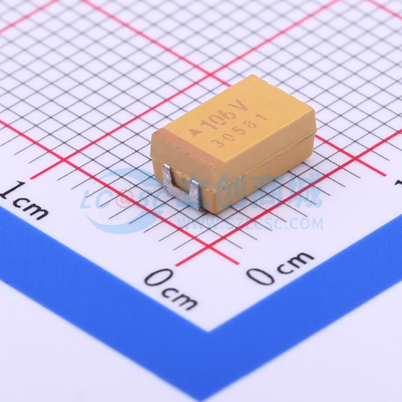 点击查看大图 TPSD106M035R0300实物图