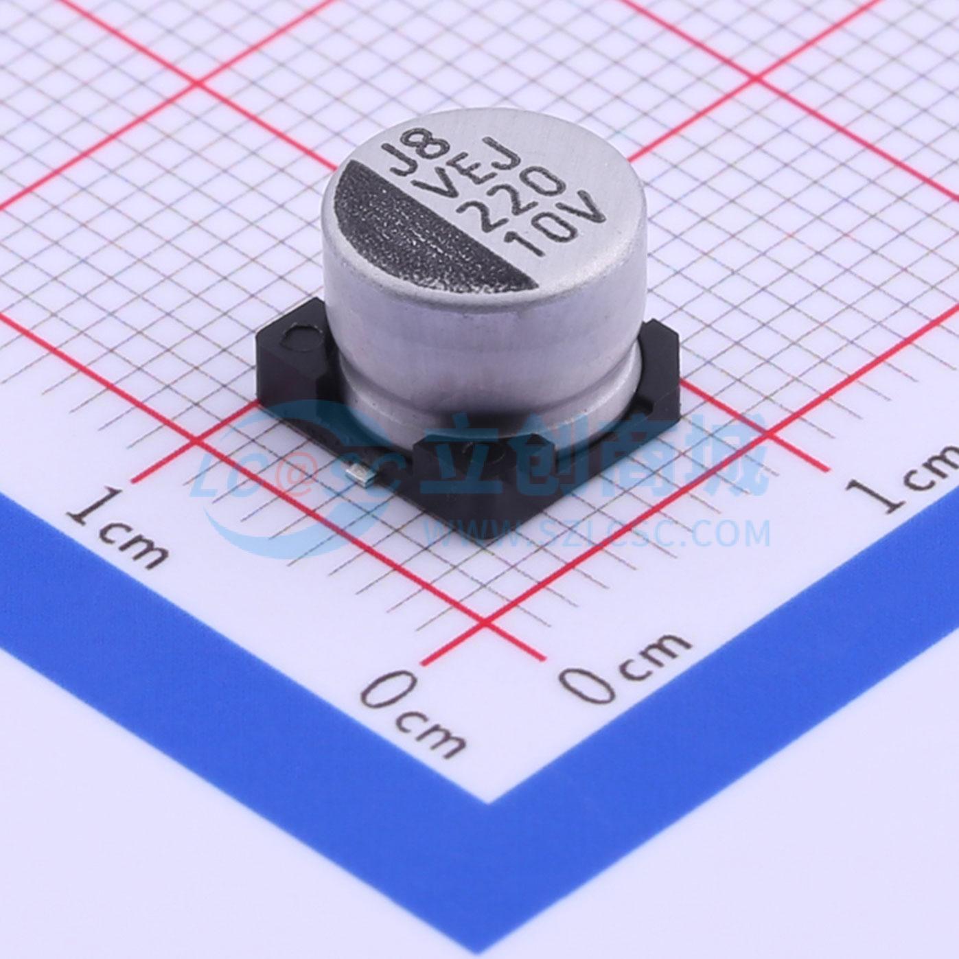 点击查看大图 VEJ221M1ATR-0806实物图