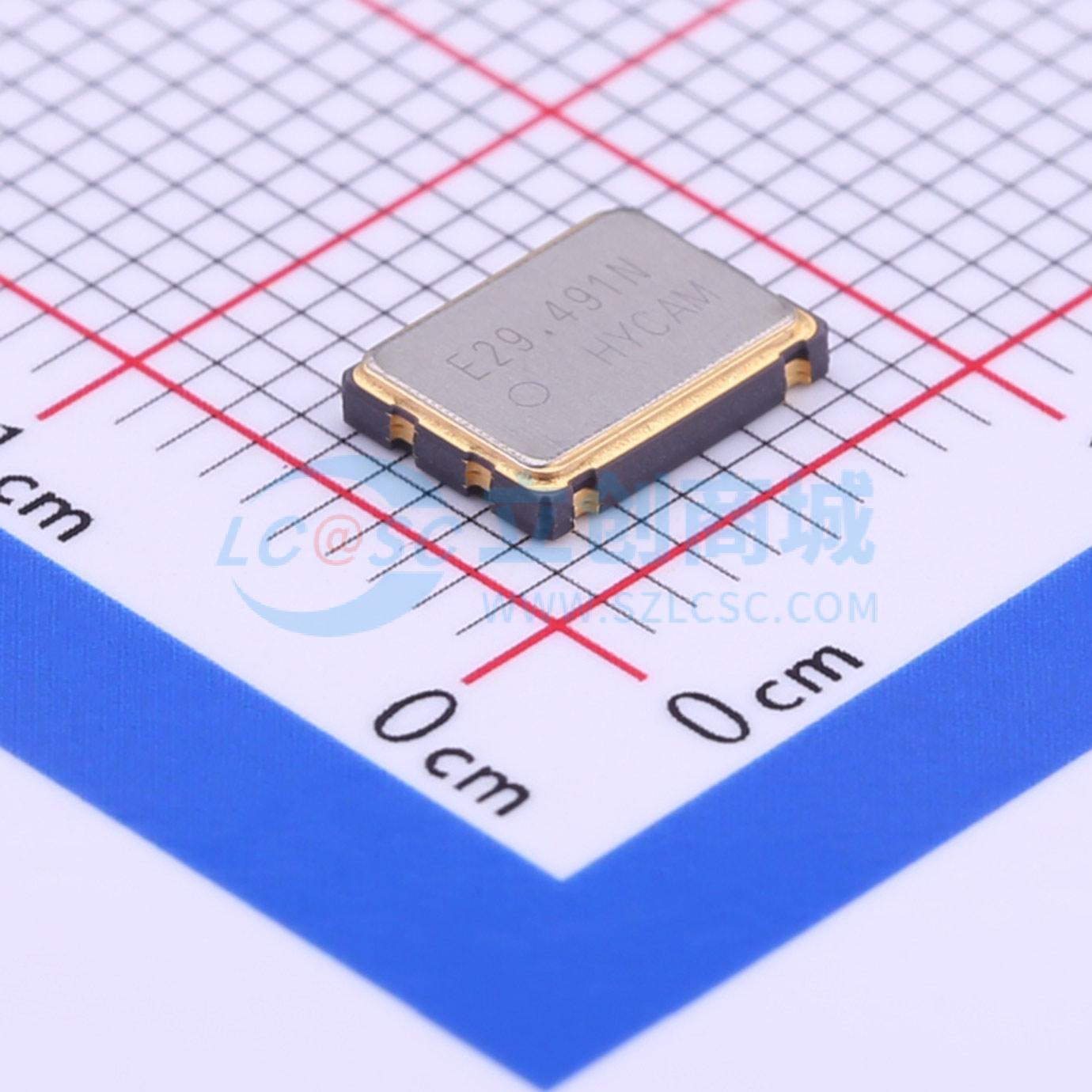 点击查看大图 SG-8018CA 29.491200MHz TJHPA实物图