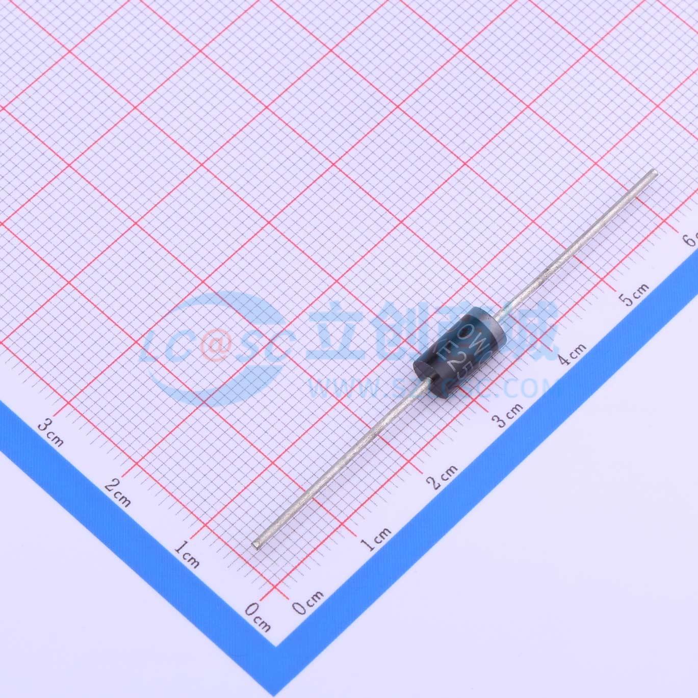 点击查看大图 1.5KE250A实物图