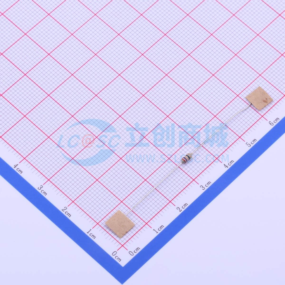 点击查看大图 CR1/8W ±5% 27Ω STB5实物图