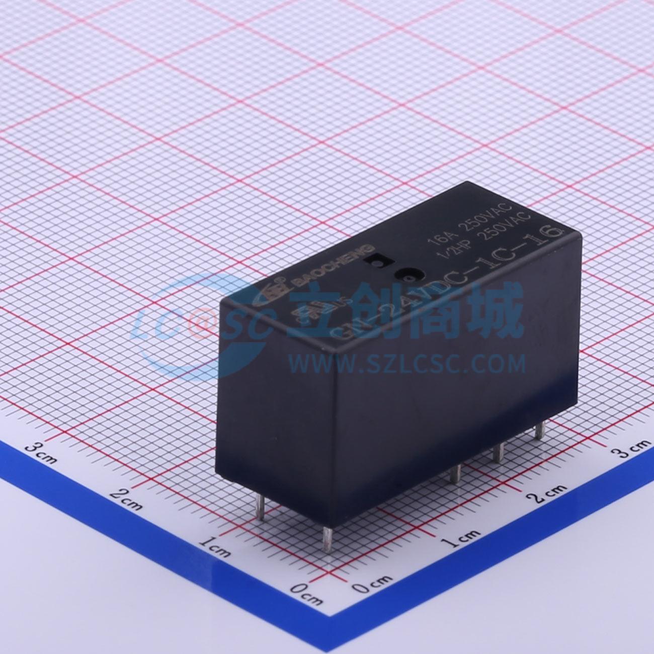 点击查看大图 GN-24VDC-1C-16 16A实物图