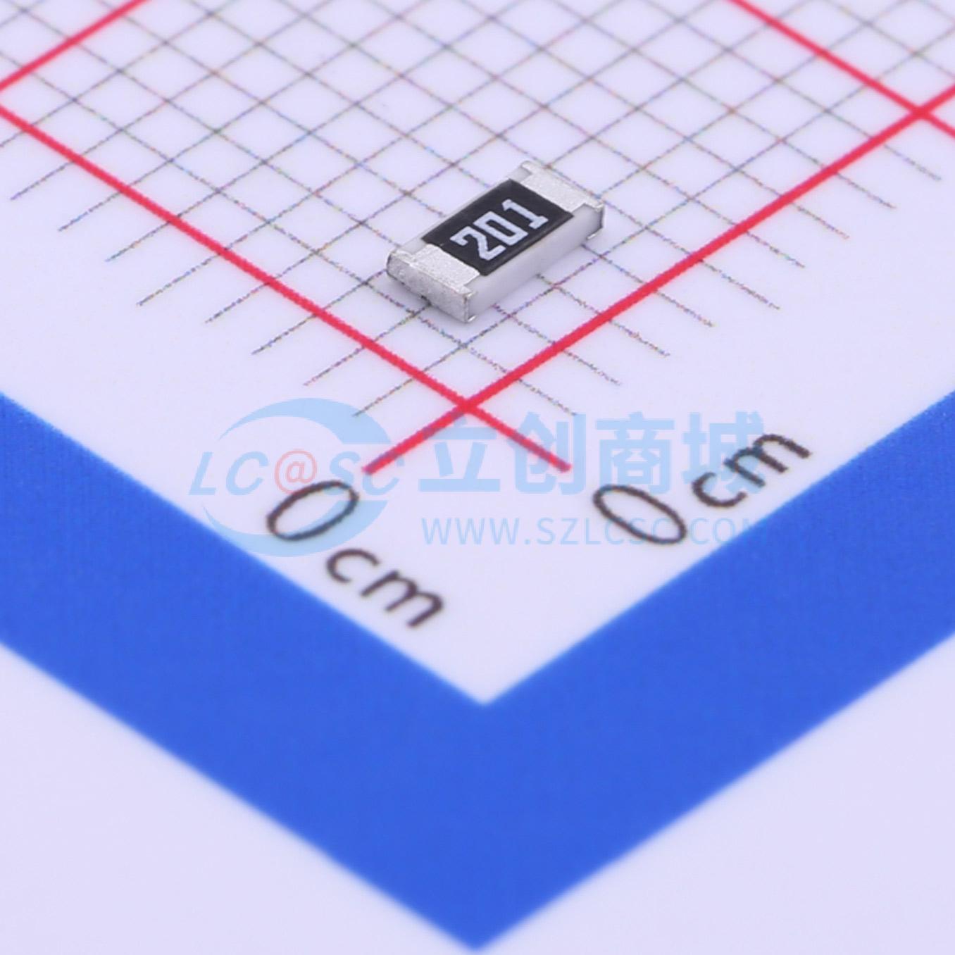 点击查看大图 ERJ8GEYJ201V实物图