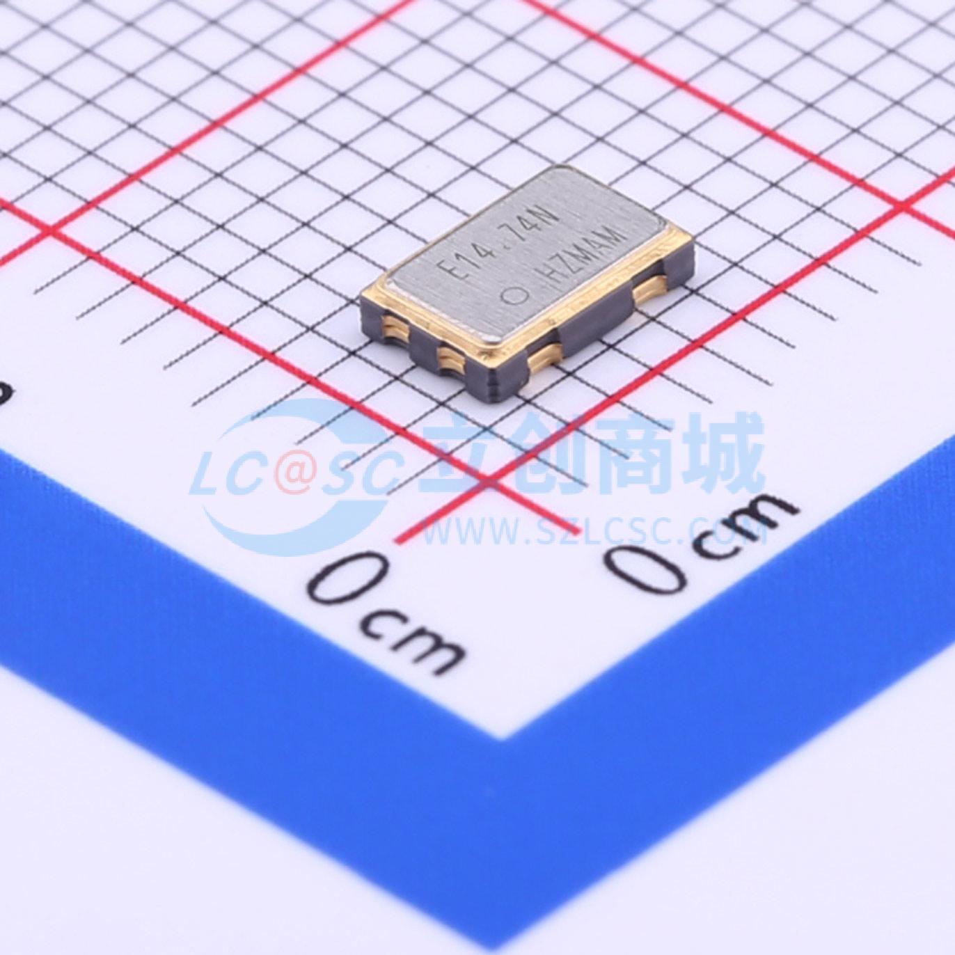 点击查看大图 SG-8018CB 14.745600MHz TJHPA实物图