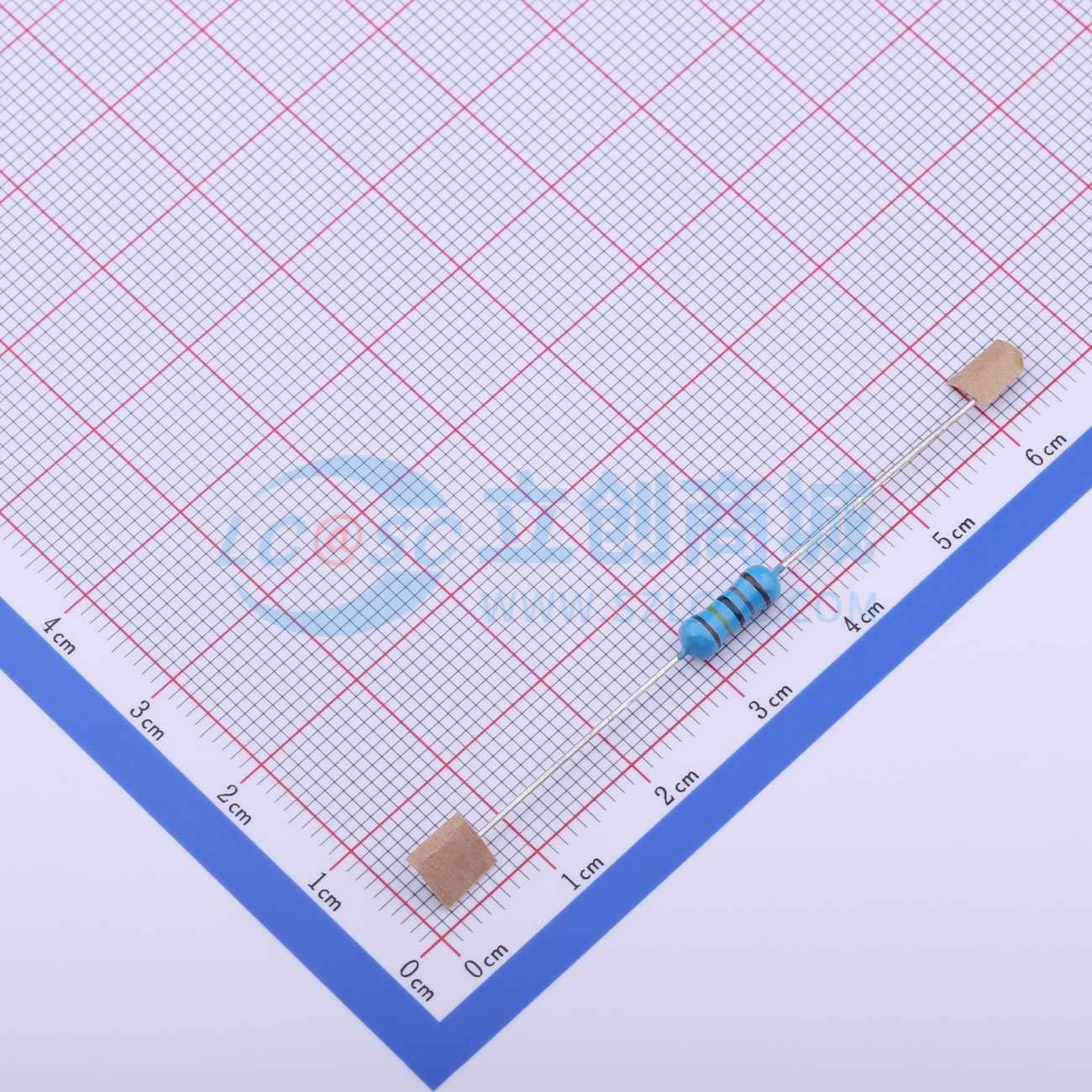 点击查看大图 RN1/2W1.8MΩFT/BA1实物图