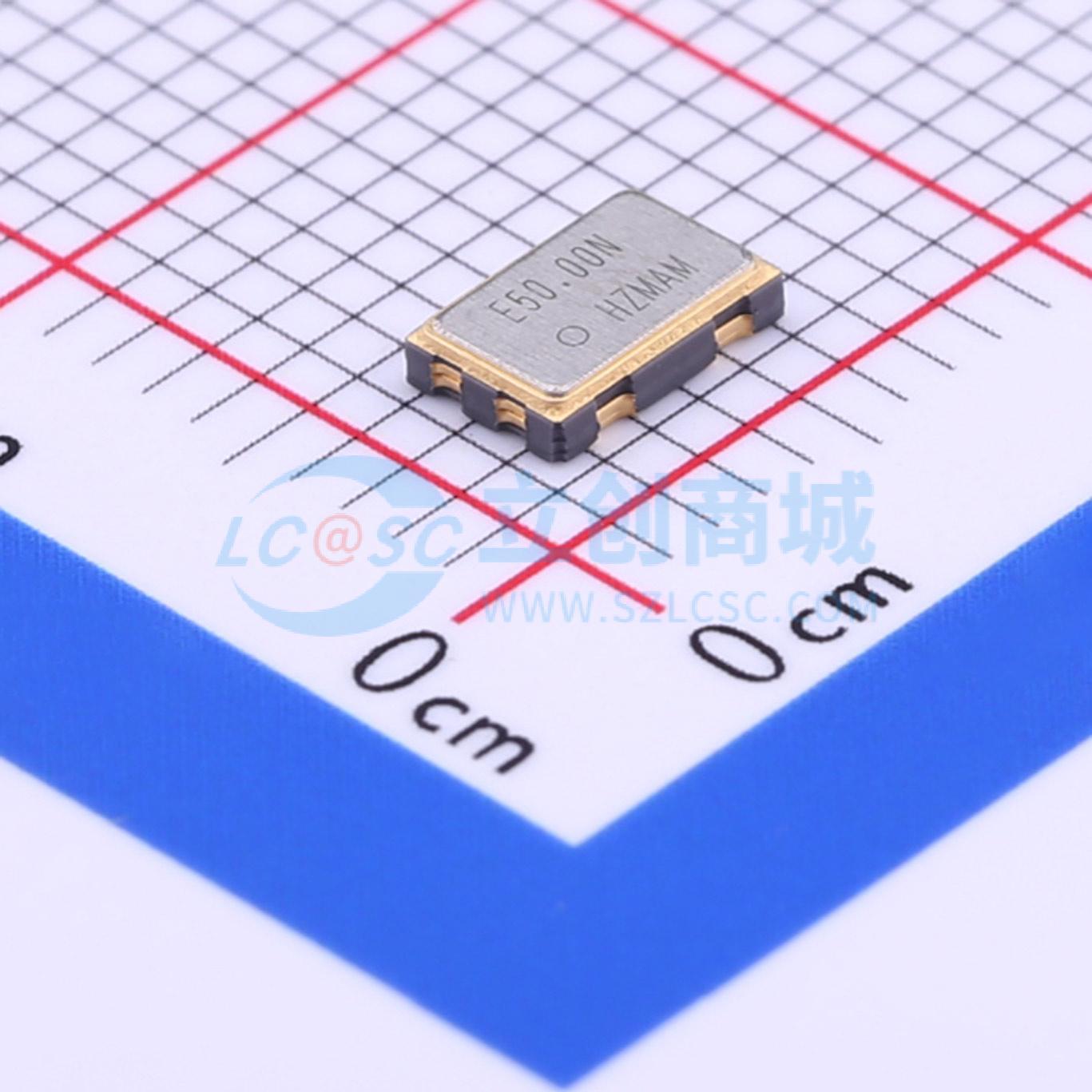点击查看大图 SG-8018CB 50.000000MHz TJHPA实物图