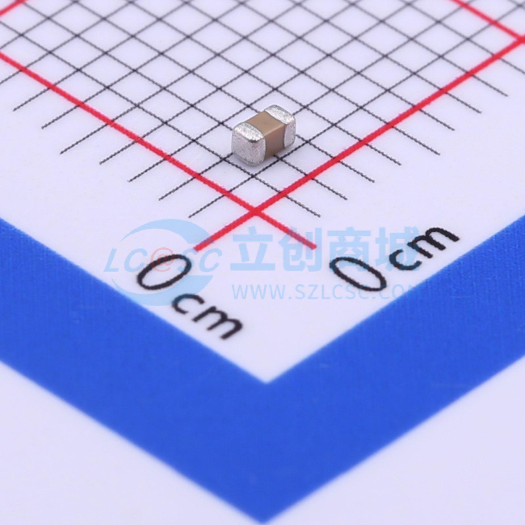 点击查看大图 0603B334K160CT实物图